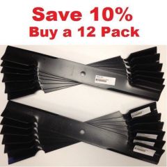 12 pack of 36" & 52" Scag Mower Deck Blades, Cutter 18" Aftermarket Scag Mower Blades that are made to Scag OEM Specifications - Replaces 482878 Scag
